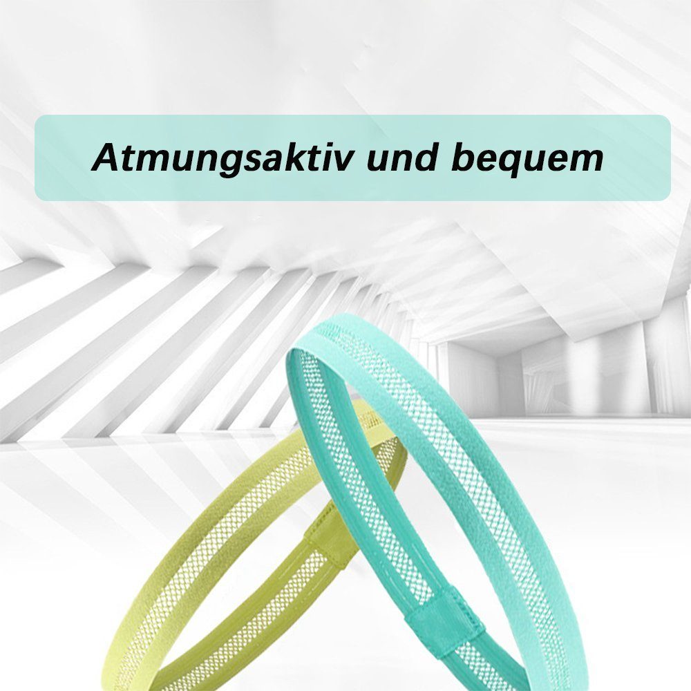 aikidio Schweißband Sport Stirnband Dünn,Anti-Rutsch Haarband,Unisex Elastisch Stirnbänder