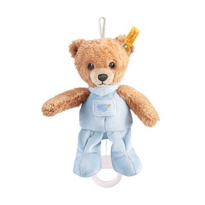 Schlaf-gut-Bär Spieluhr, 20 cm, hellblau