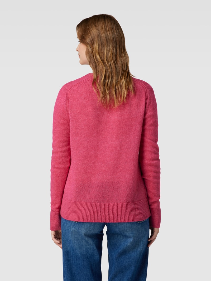 Cardigan mit Label-Detail Modell 'Style.Alicia' in pink