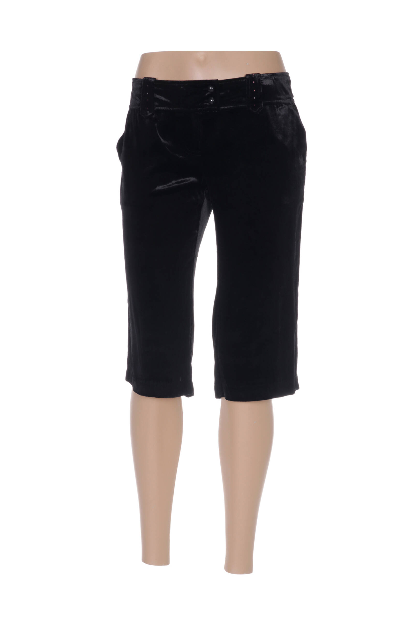 American Retro Bermudas Femme couleur noir