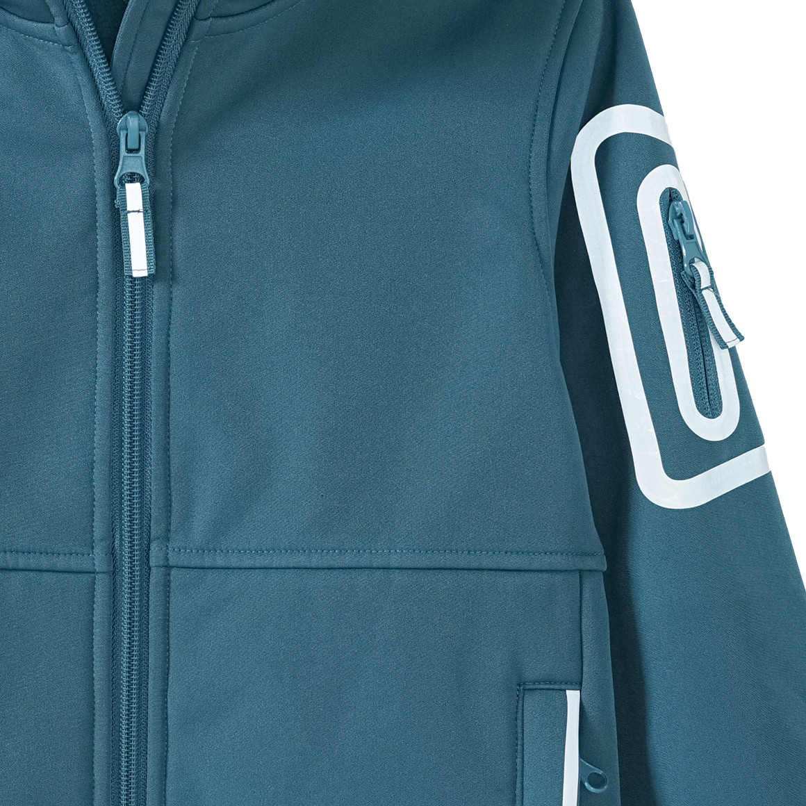 Jungen Softshelljacke mit Kapuze