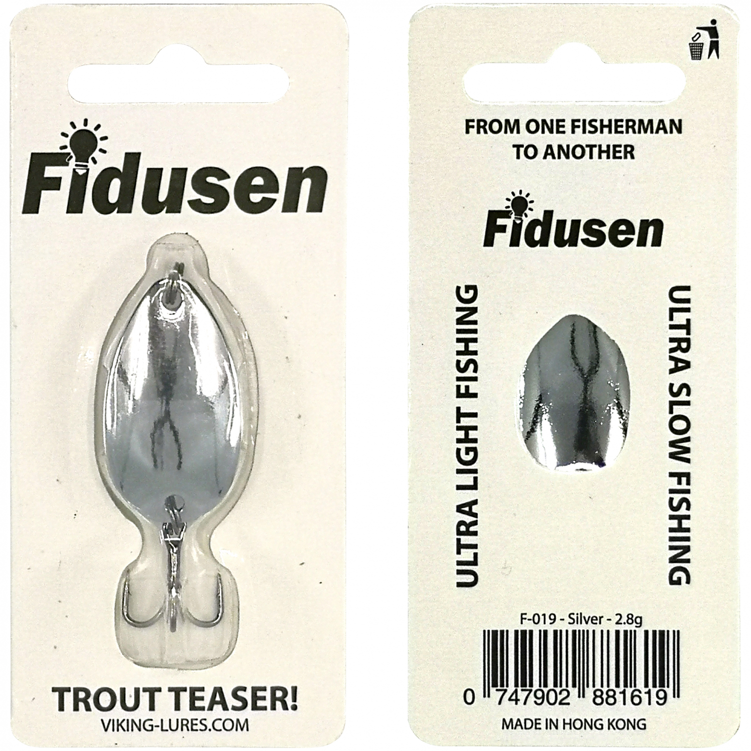 OGP Kunstköder Fidusen (Silver, 2,8 g)