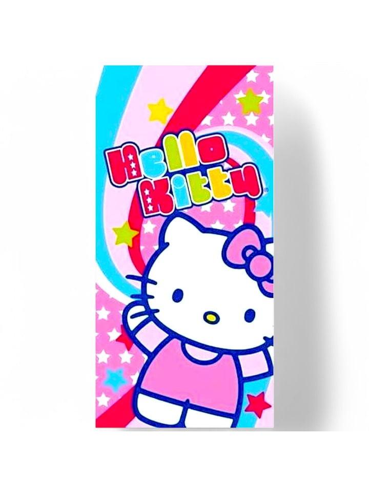 Hello Kitty Strand-/Badetuch Hello Kitty - (L) 150 cm x (B) 75 cm in Bunt günstig kaufen 150