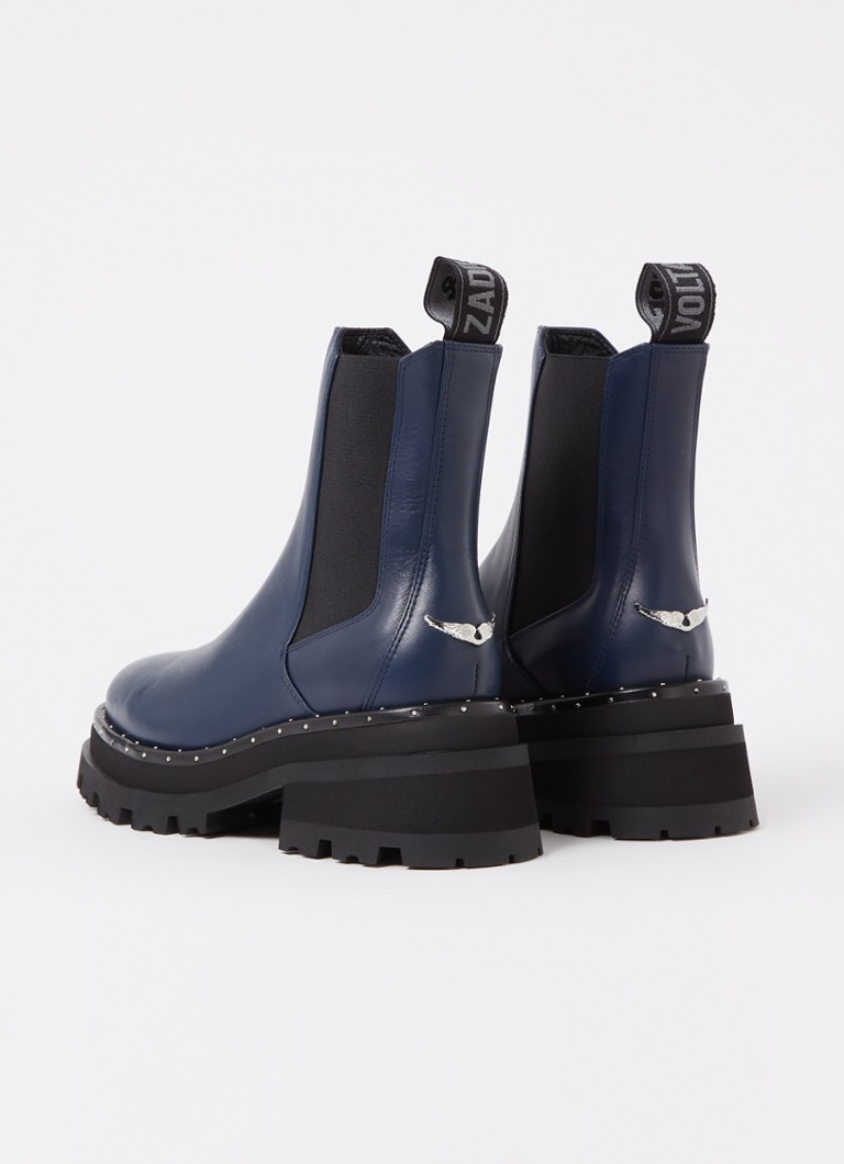 Ghete Chelsea Ride de la Zadig&Voltaire din piele de vițel.