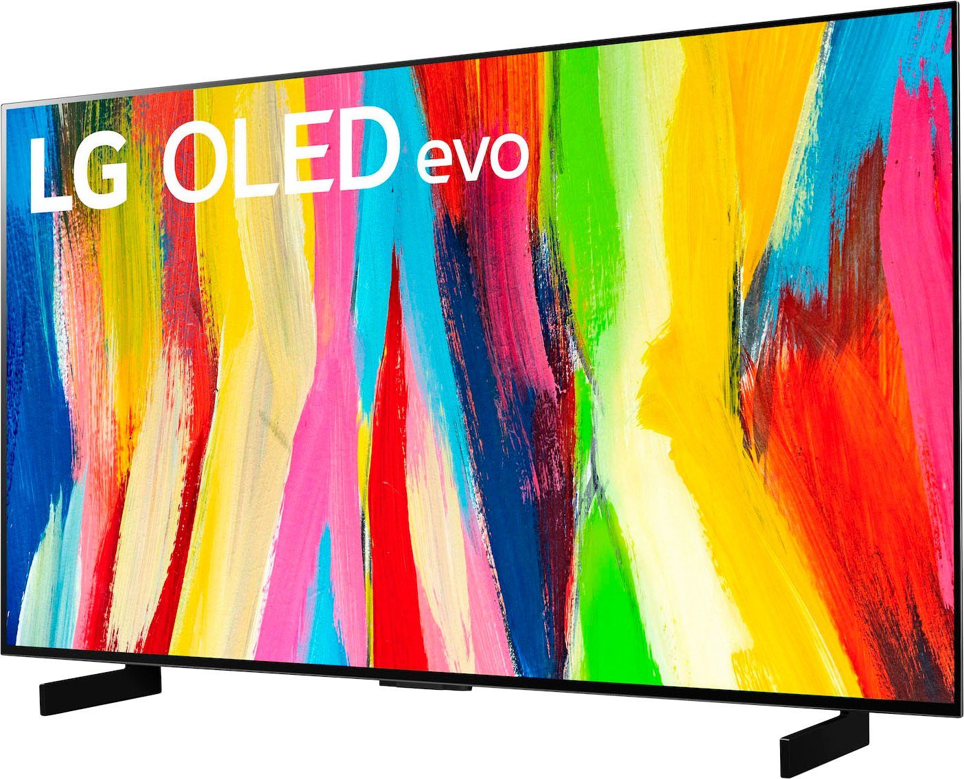 LG OLED42C27LA OLED-Fernseher (106 cm/42 Zoll, 4K Ultra HD, Smart-TV, OLED evo,bis zu 120Hz,α9 Gen5 4K AI-Prozessor,Dolby Vision & Atmos)