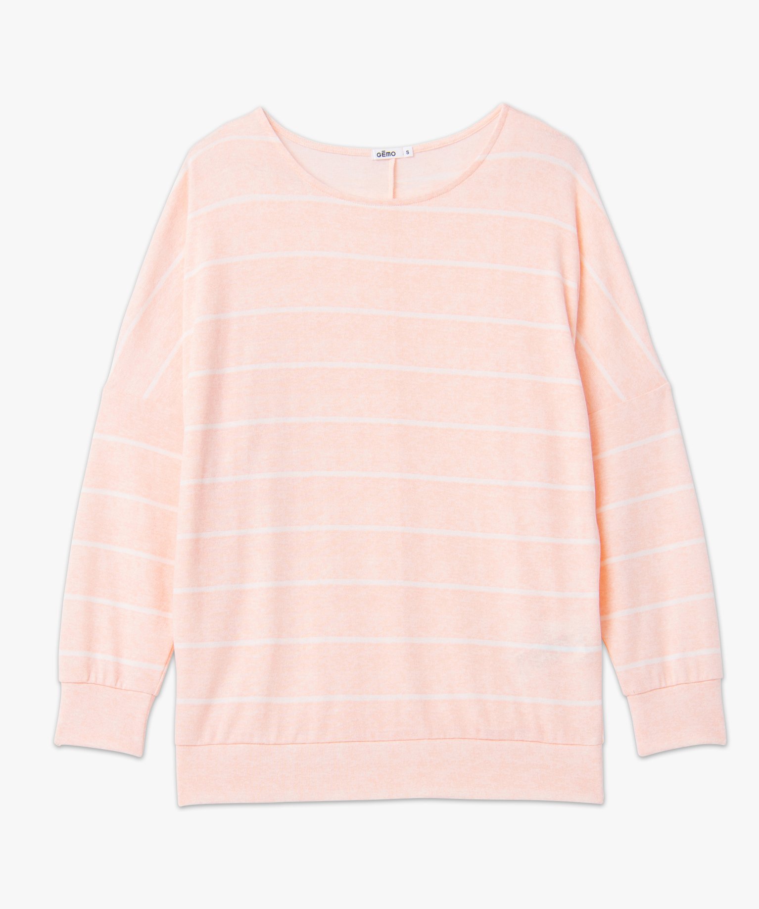 Haut de pyjama à manches chauve-souris femme rose | GEMO