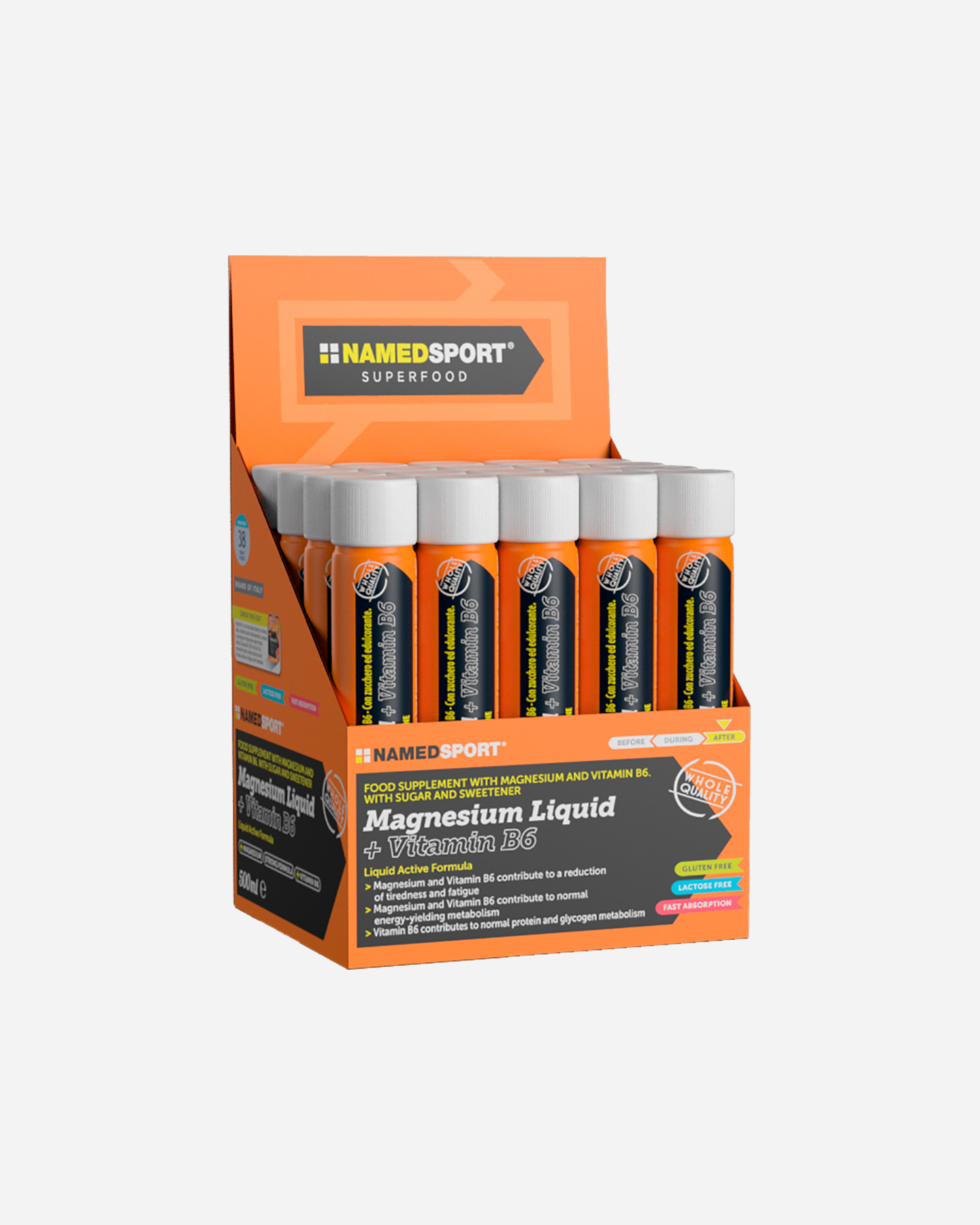 Energetico Named Sport Liquid magnézium + vitamín B6 25ml SP291
