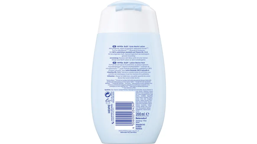 Nivea Baby Gute Nacht Lotion 200 ml