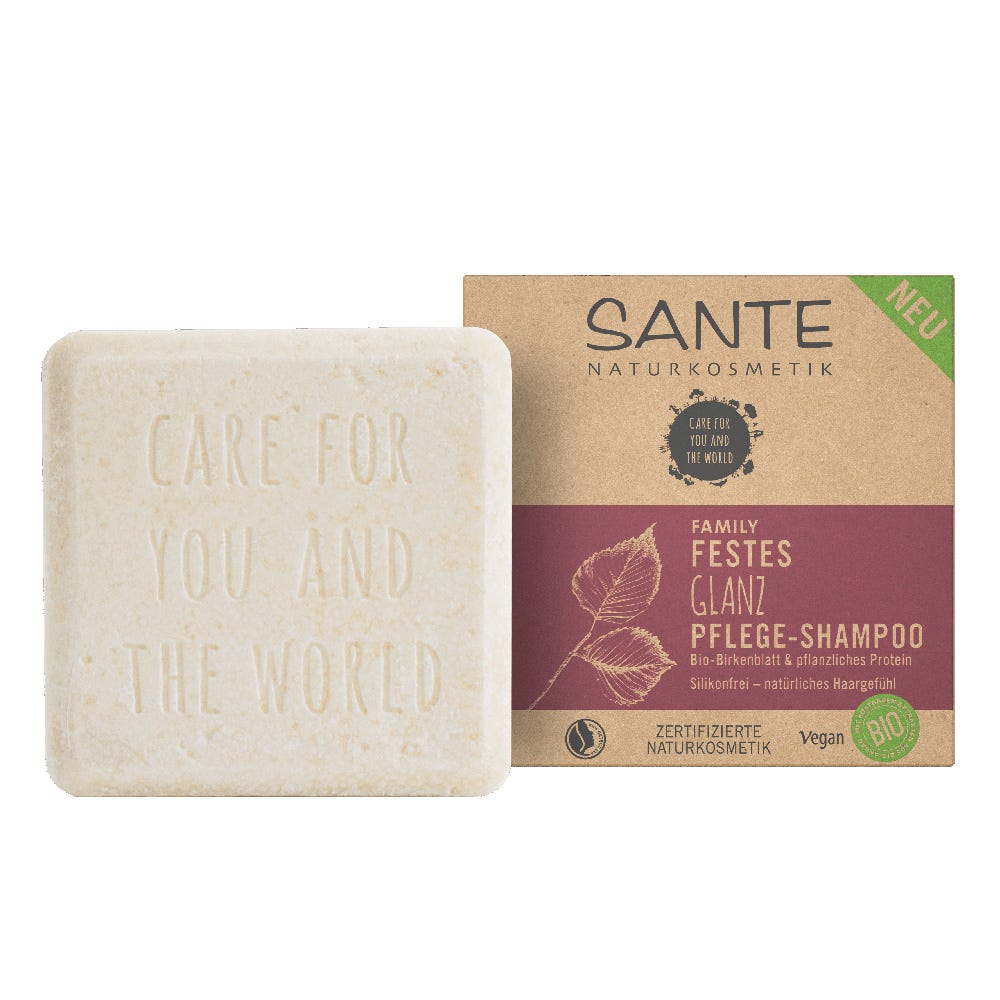 SANTE Festes Glanz Pflege-Shampoo Birkenblatt & Protein 60 g
