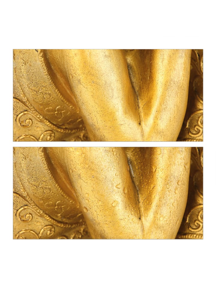 relaxdays Buddha-Figur in Gold günstig kaufen onesize