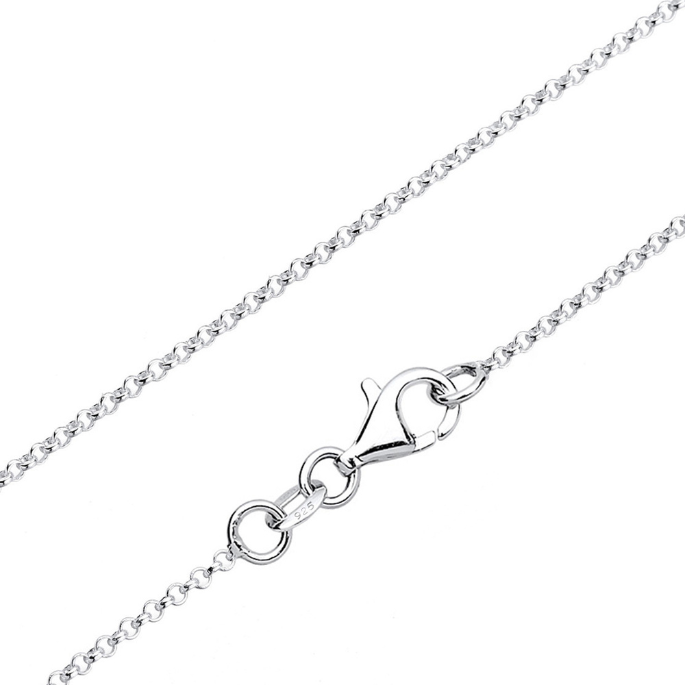 KUZZOI KUZZOI Collier Marke Military Platte Brushed 925 Sterling Silber collier