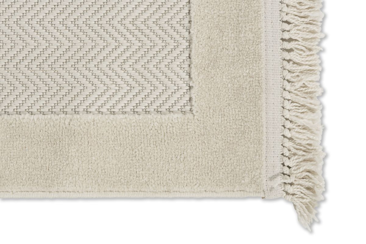 Schöner Wohnen Webteppich Summer Bordüre creme 80x150