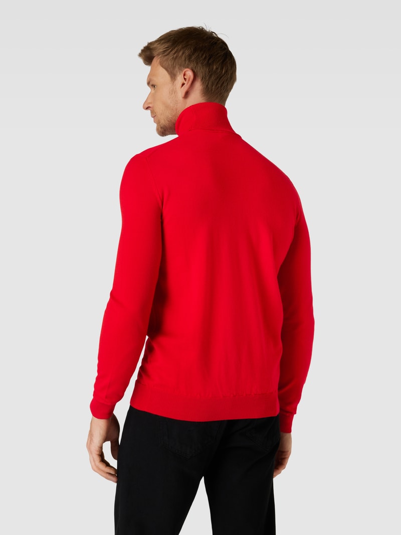 Strickpullover mit Rollkragen Modell 'San Thomas' in rot