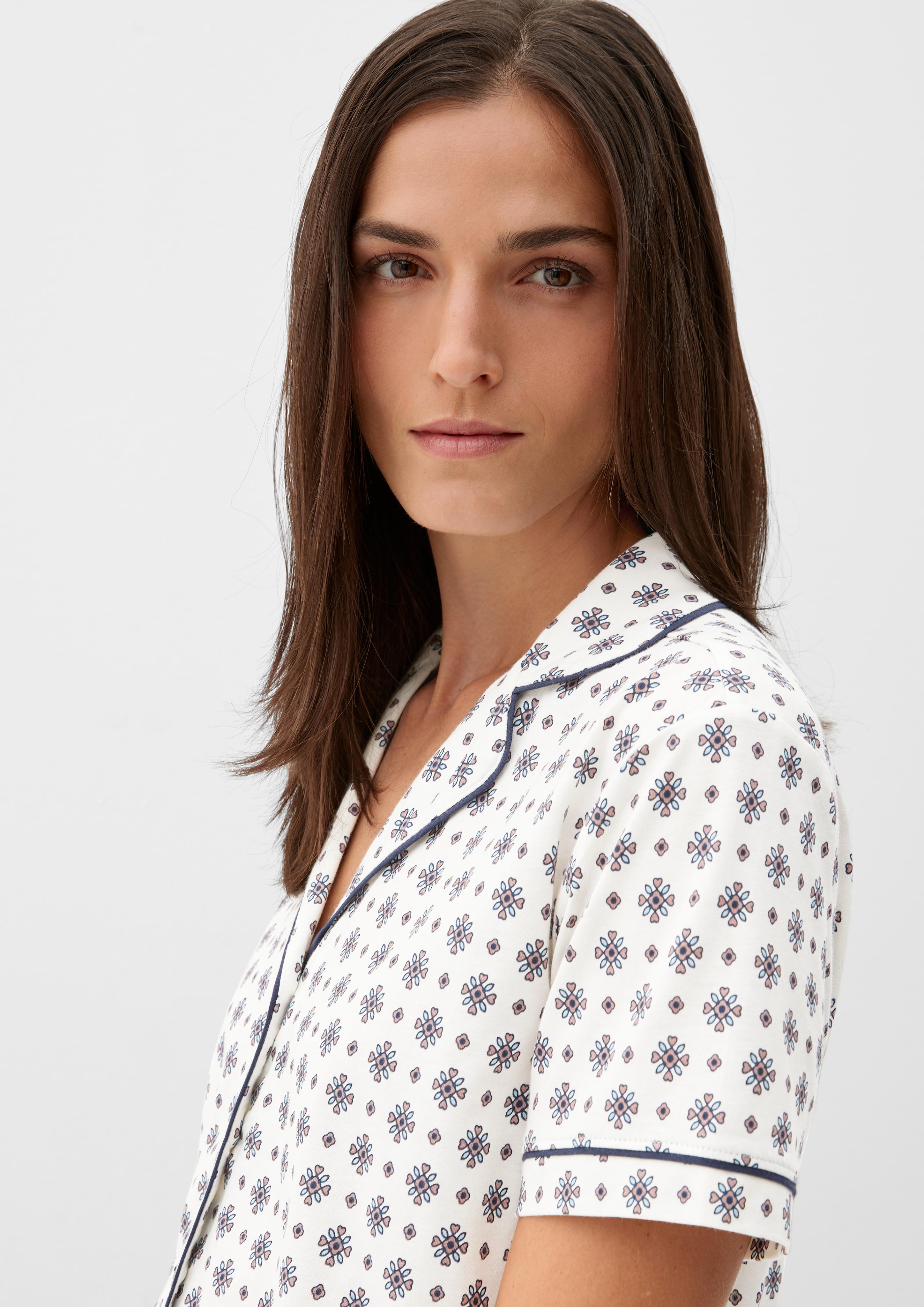Kurzer Pyjama aus Jersey  6007461-8500