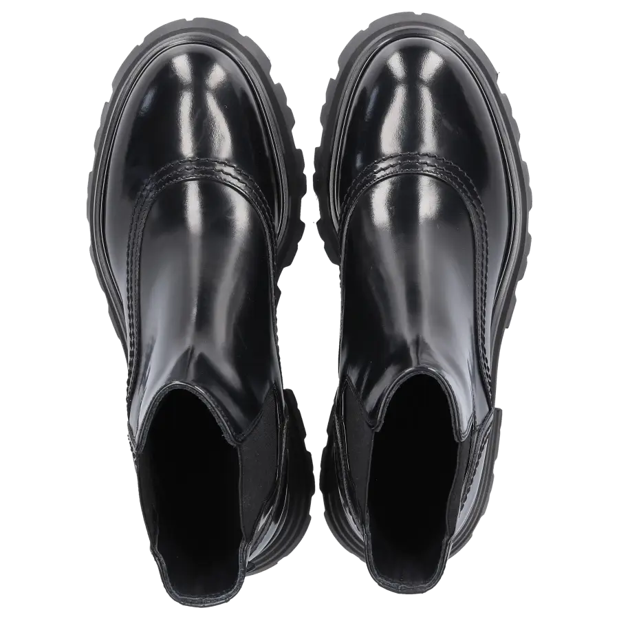 Alexander McQueen - Chelsea Boots WANDER Kalbsleder - schwarz