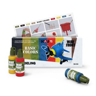 Warfront Basic Colors Paint Set