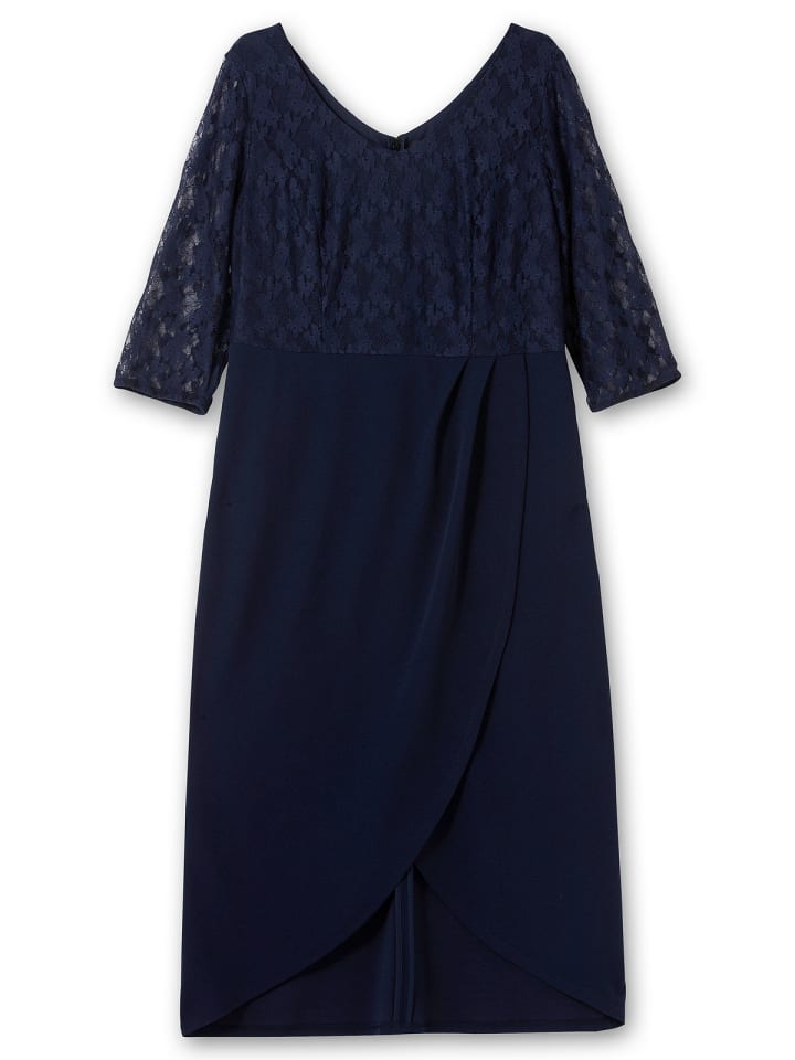 sheego Abendkleid in marine günstig kaufen