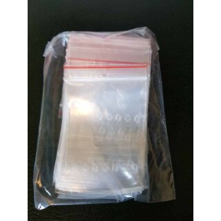 Druckverschlussbeutel 60 x 80 mm (100 Stk.)