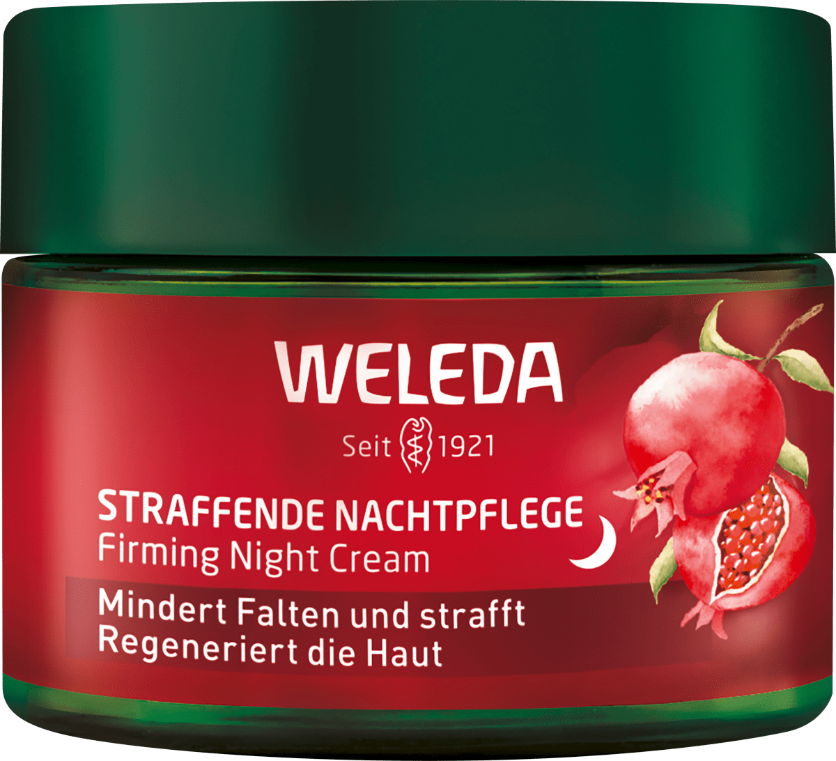 Nachtcreme straffend Granatapfel & Maca-Peptide, 40 ml