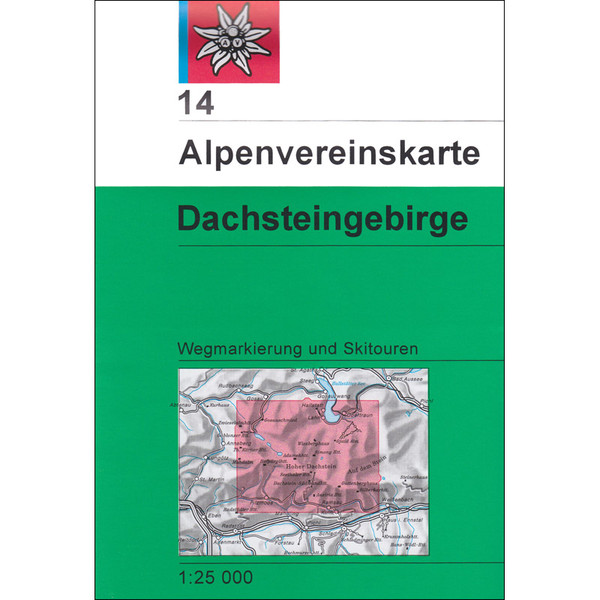 DAV 14 DACHSTEIN - Wanderkarte