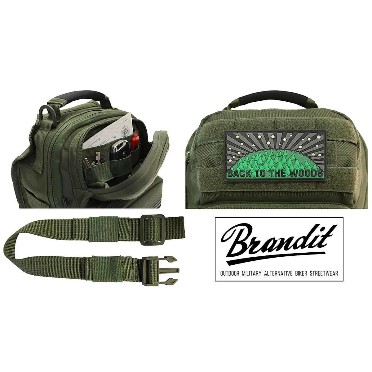 Brandit Cooper Sling Bag versch. Farben