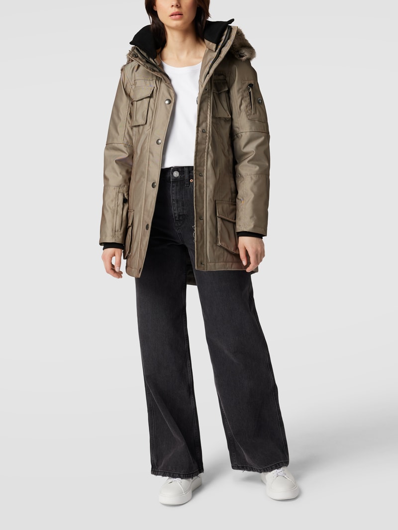 Funktionsjacke mit Label-Patch Modell 'Schneezauber' in sand