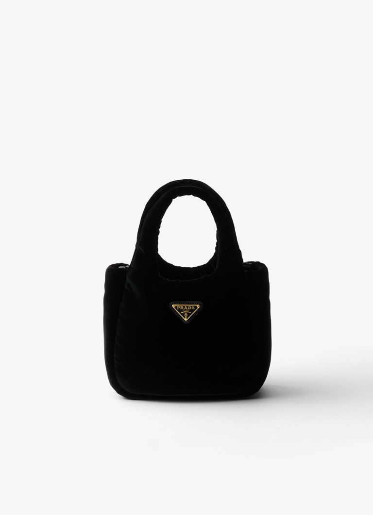 Geantă mini Prada din catifea