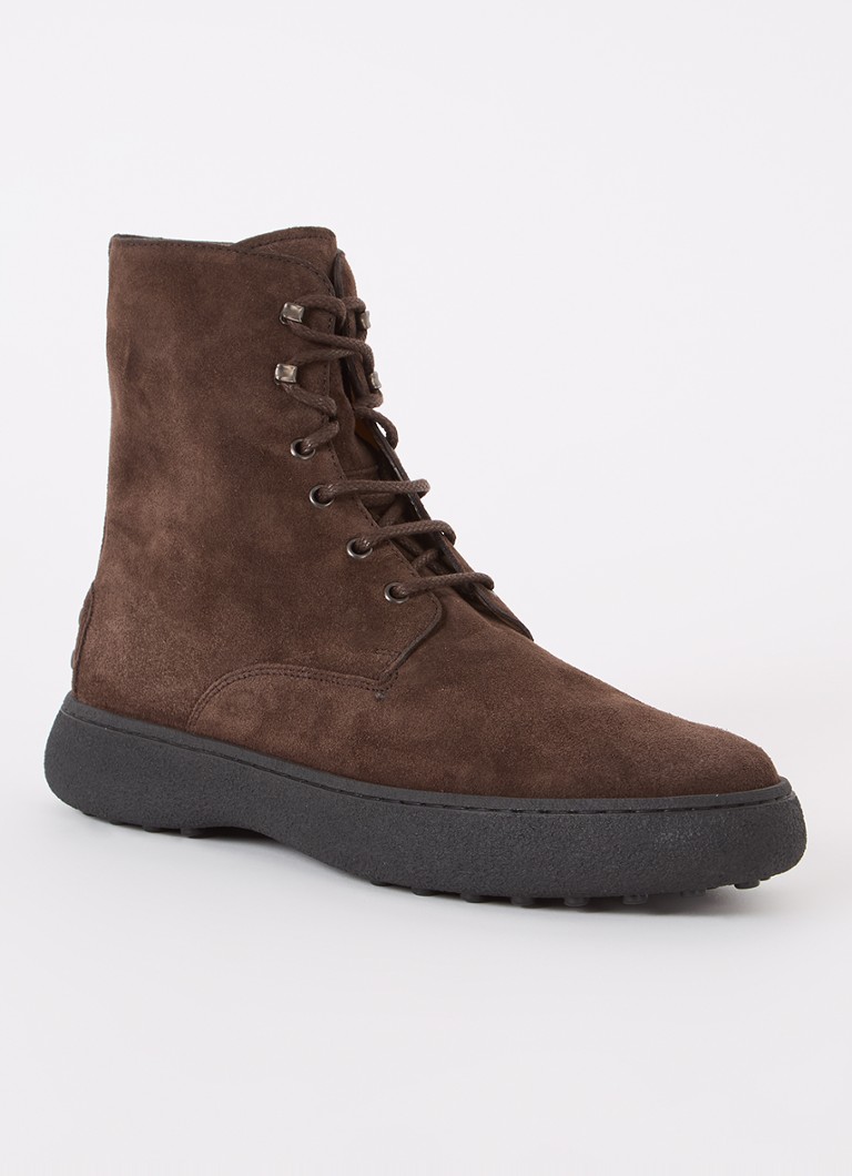 Tod's Gommino semišové šněrovací boty