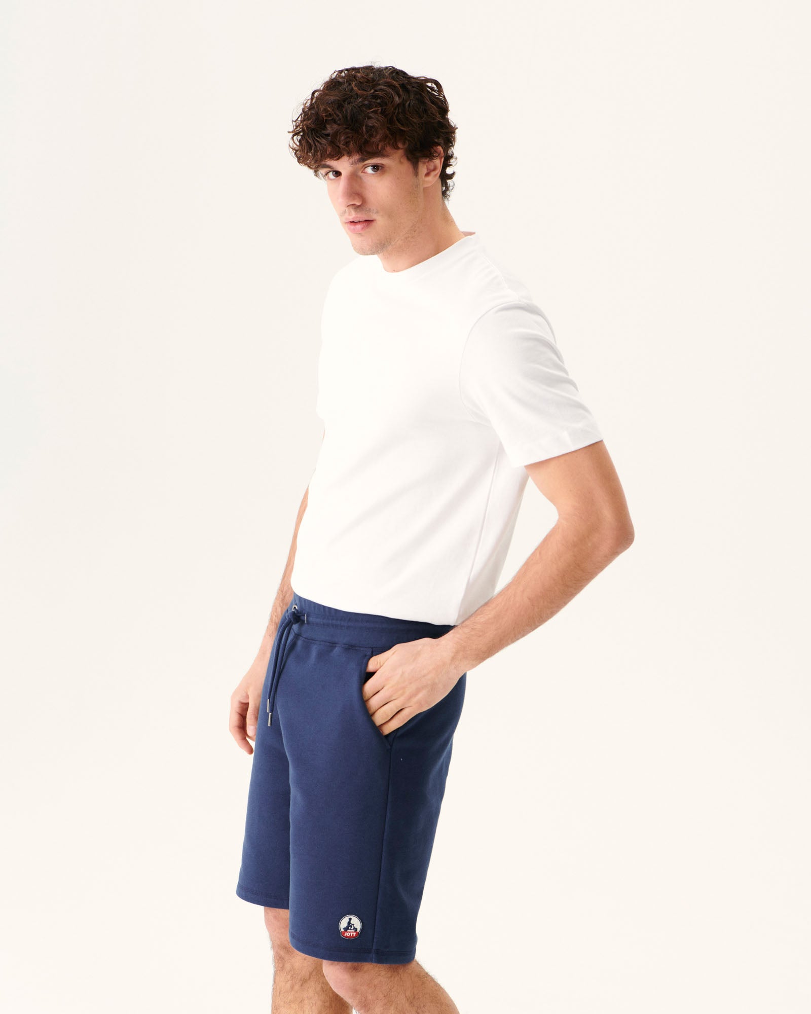 Short homme en coton biologique Marine Medellin