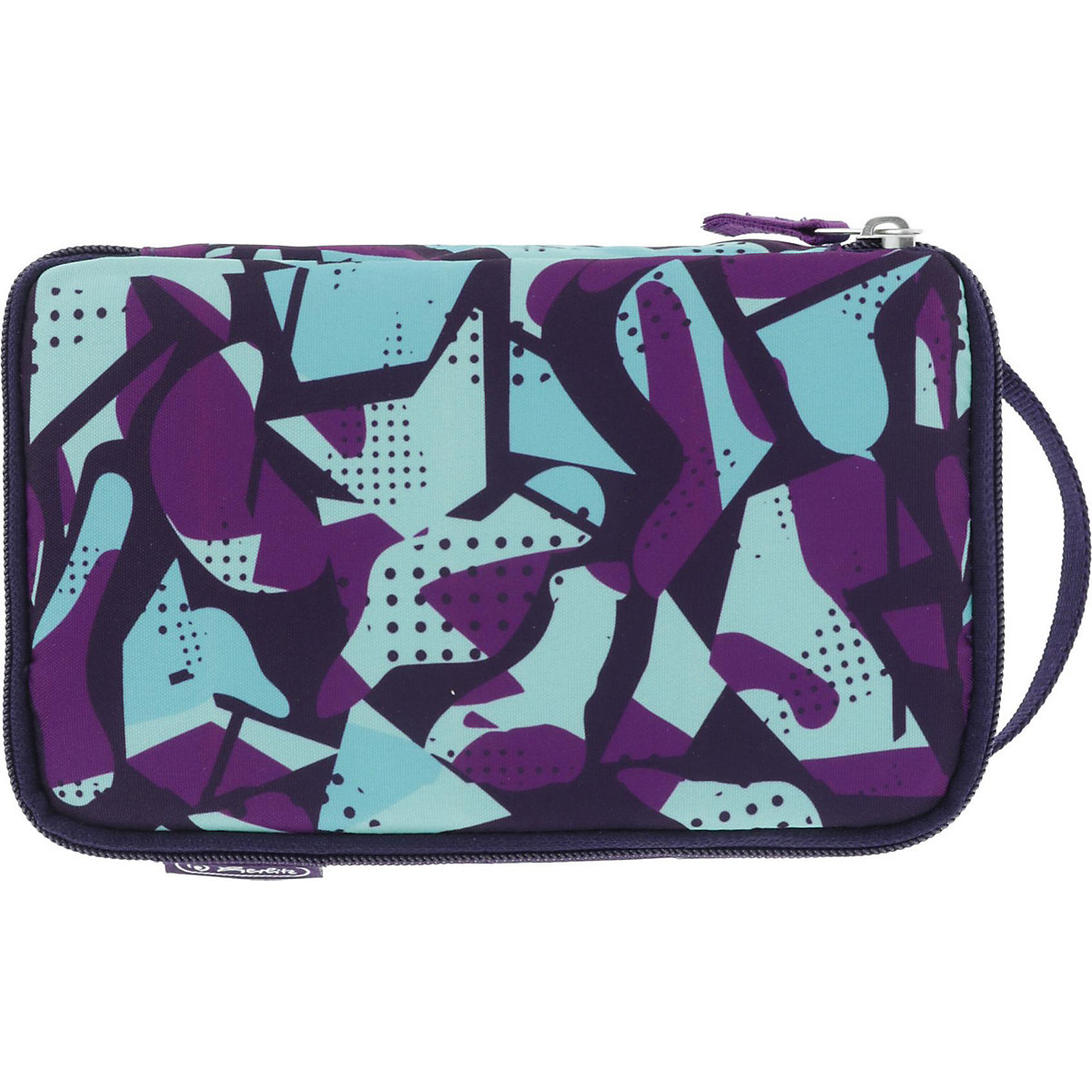 Etuibox 2 Go CamoPurple, unbefüllt, inkl. Geodreieck