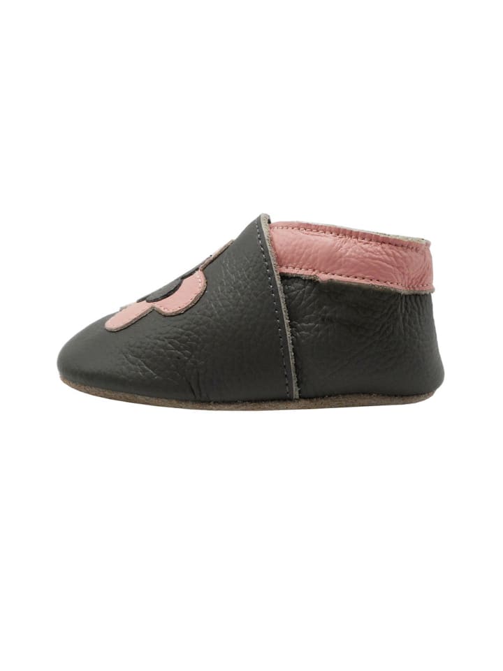 Yalion Leder-Krabbelschuhe 