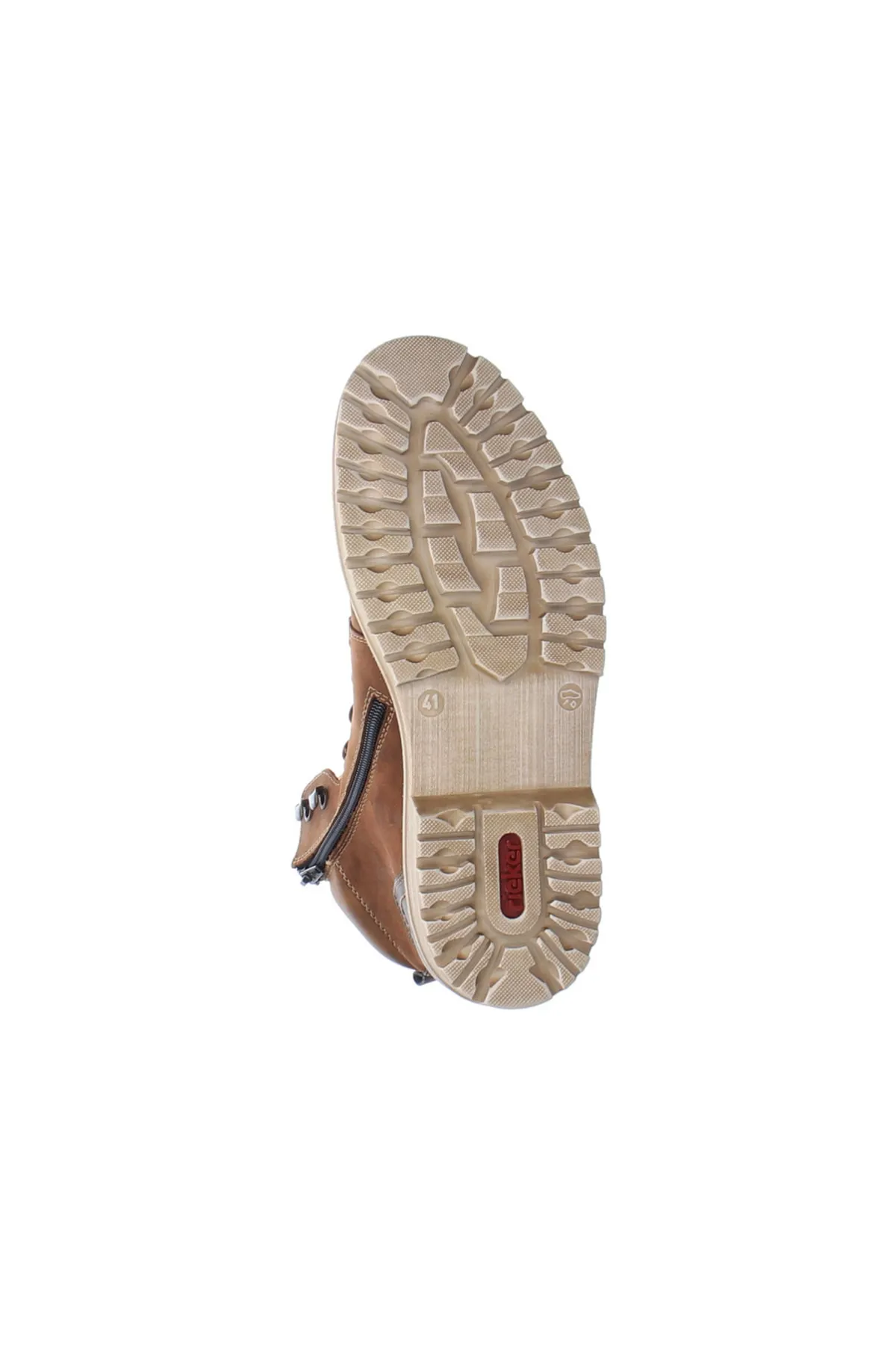 Rieker  Stiefelette - Braun - Flacher Absatz