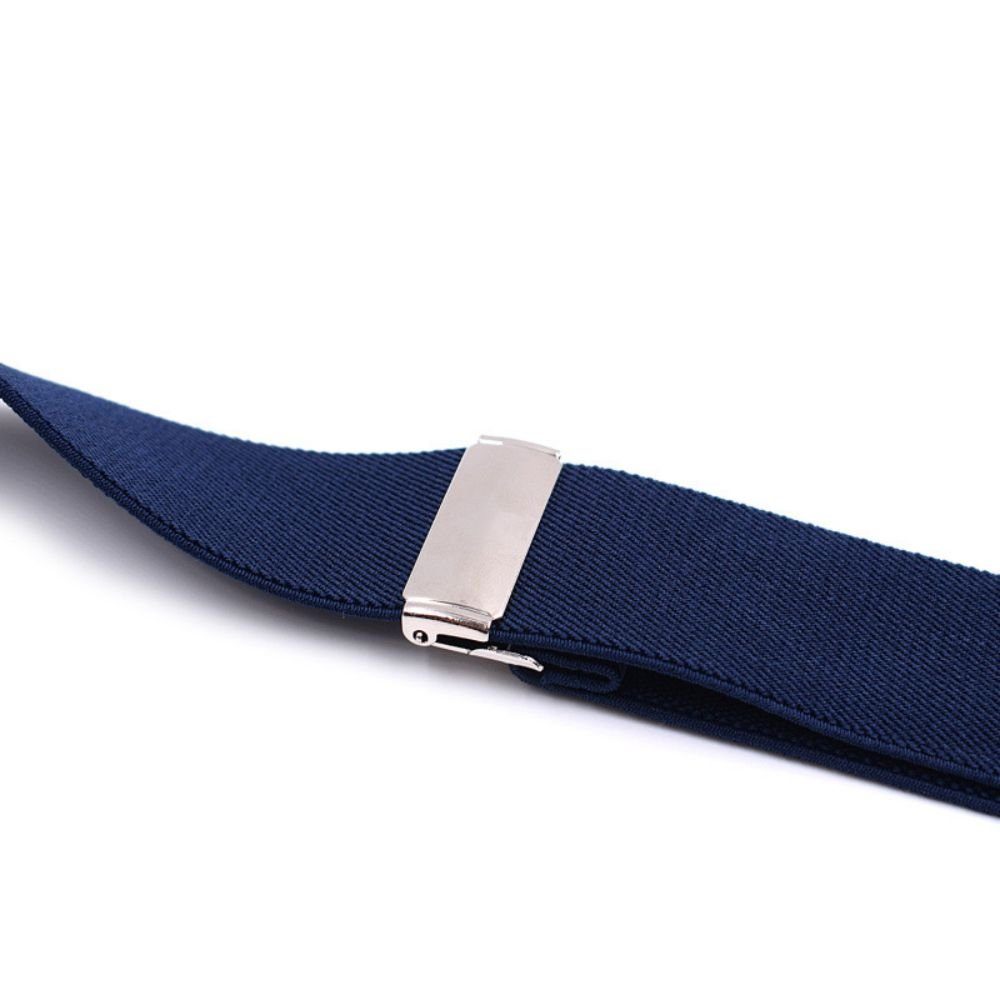 SCOSPORT Hosenträger Herren Durable Elastic Verstellbare Hosenträger (4 Starken Haken, 1-St., Polyesterseide mit Gummibändern) Verschiedenen Farben