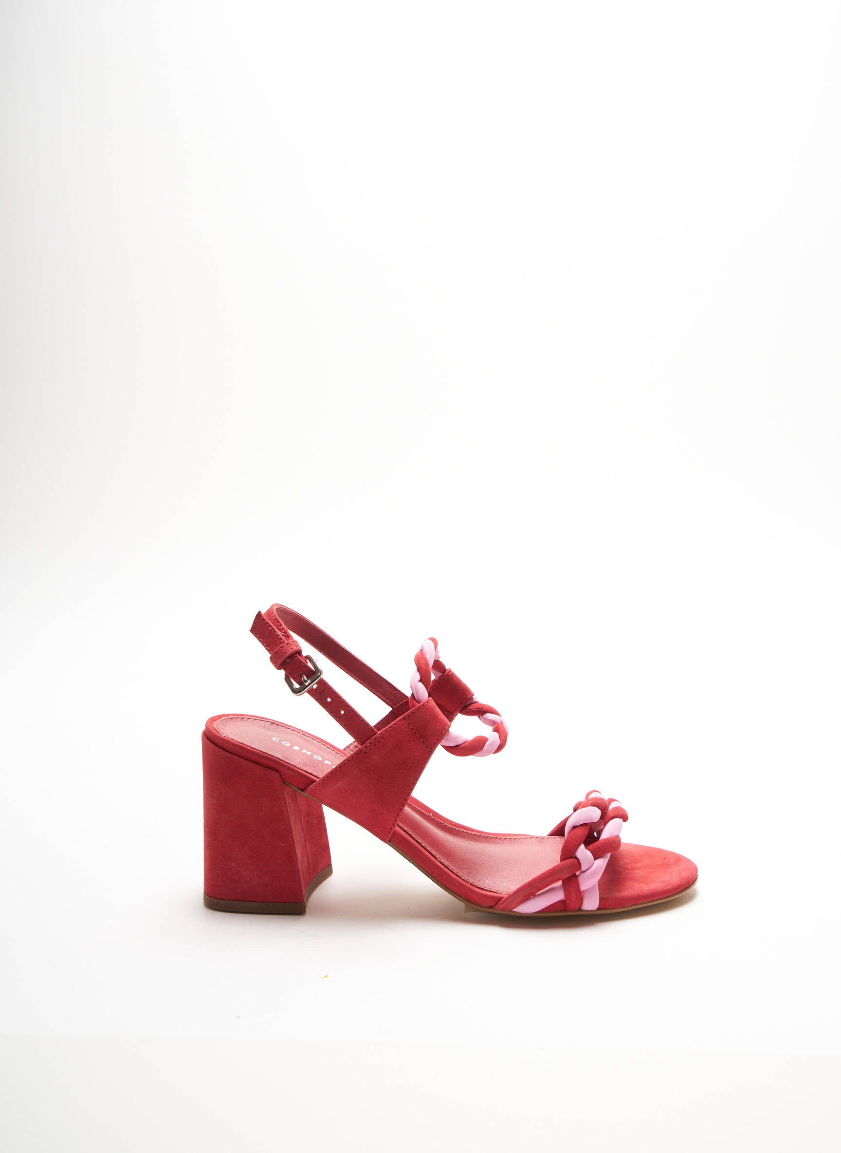 Cosmoparis Sandales Nu Pieds Femme couleur rouge