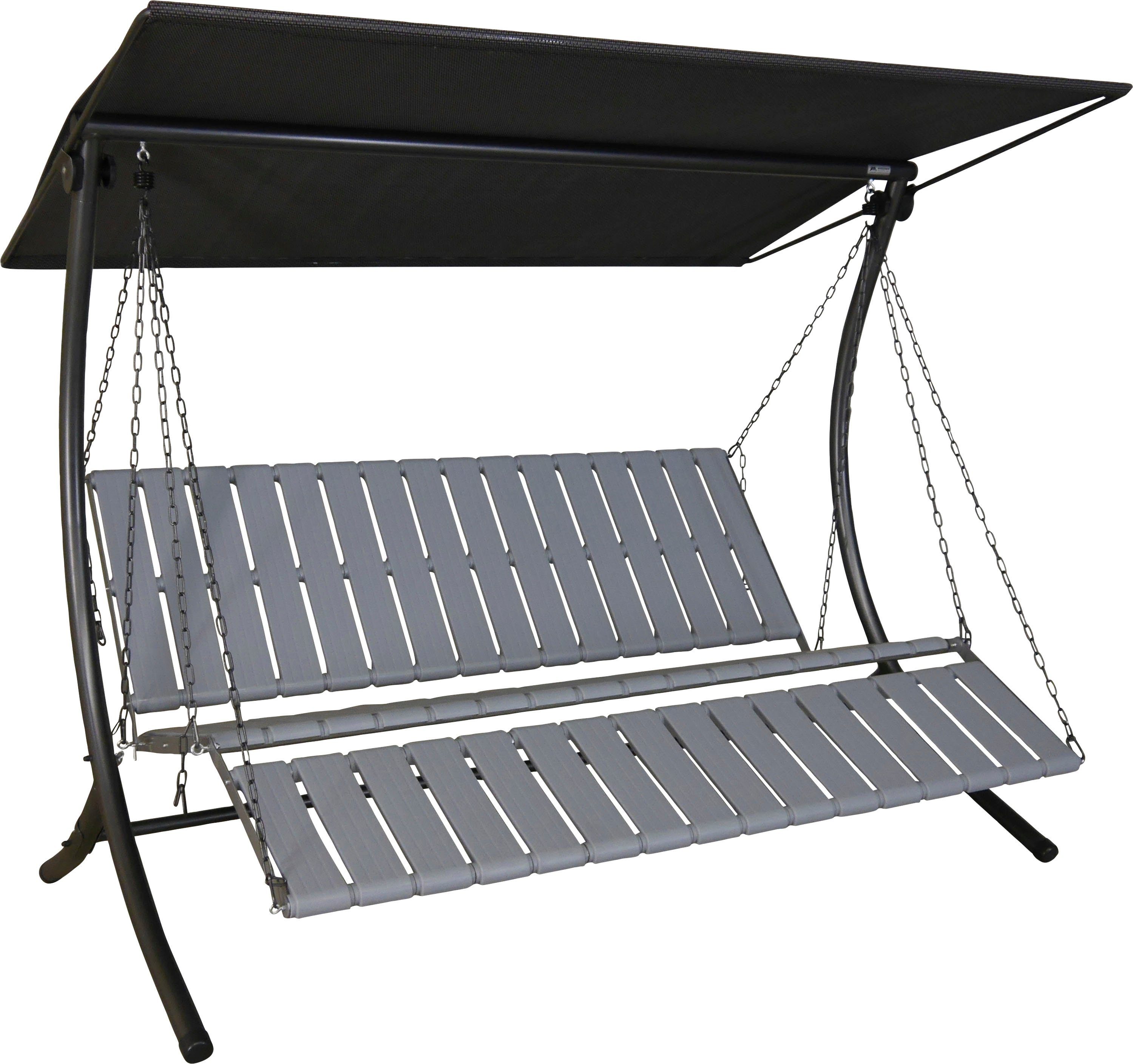 Angerer Freizeitmöbel Hollywoodschaukel Luxus Smart lime, 3-Sitzer, Bettfunktion, BxTxH: 210x145x160 cm