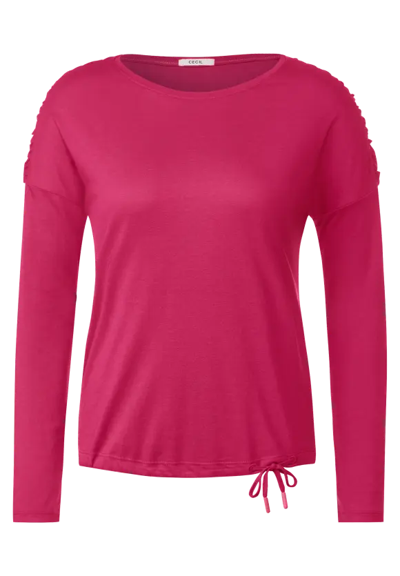 CECIL Shirt mit Smock Details