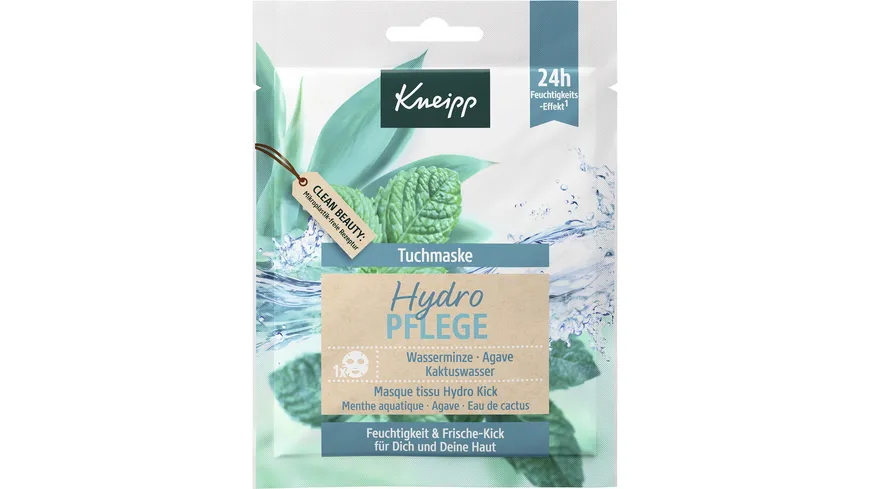 Kneipp Tuchmaske Hydro Pflege