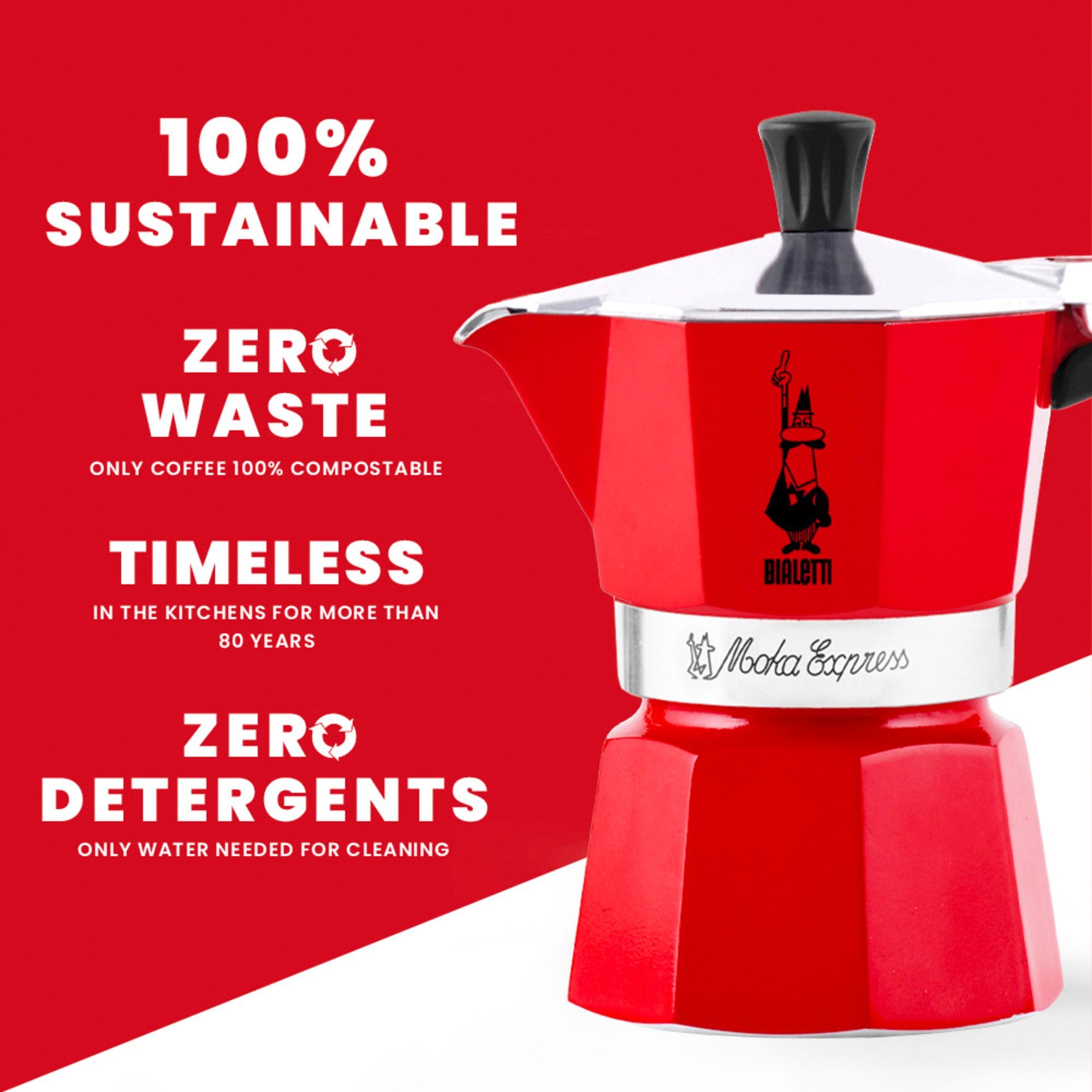 BIALETTI Kaffeebereiter Bialetti Moka Express, Espressomaschine, (1 Tasse)