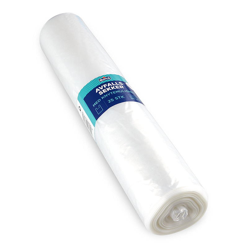 Quick Avfallssekk 25-pk 160 l tykk