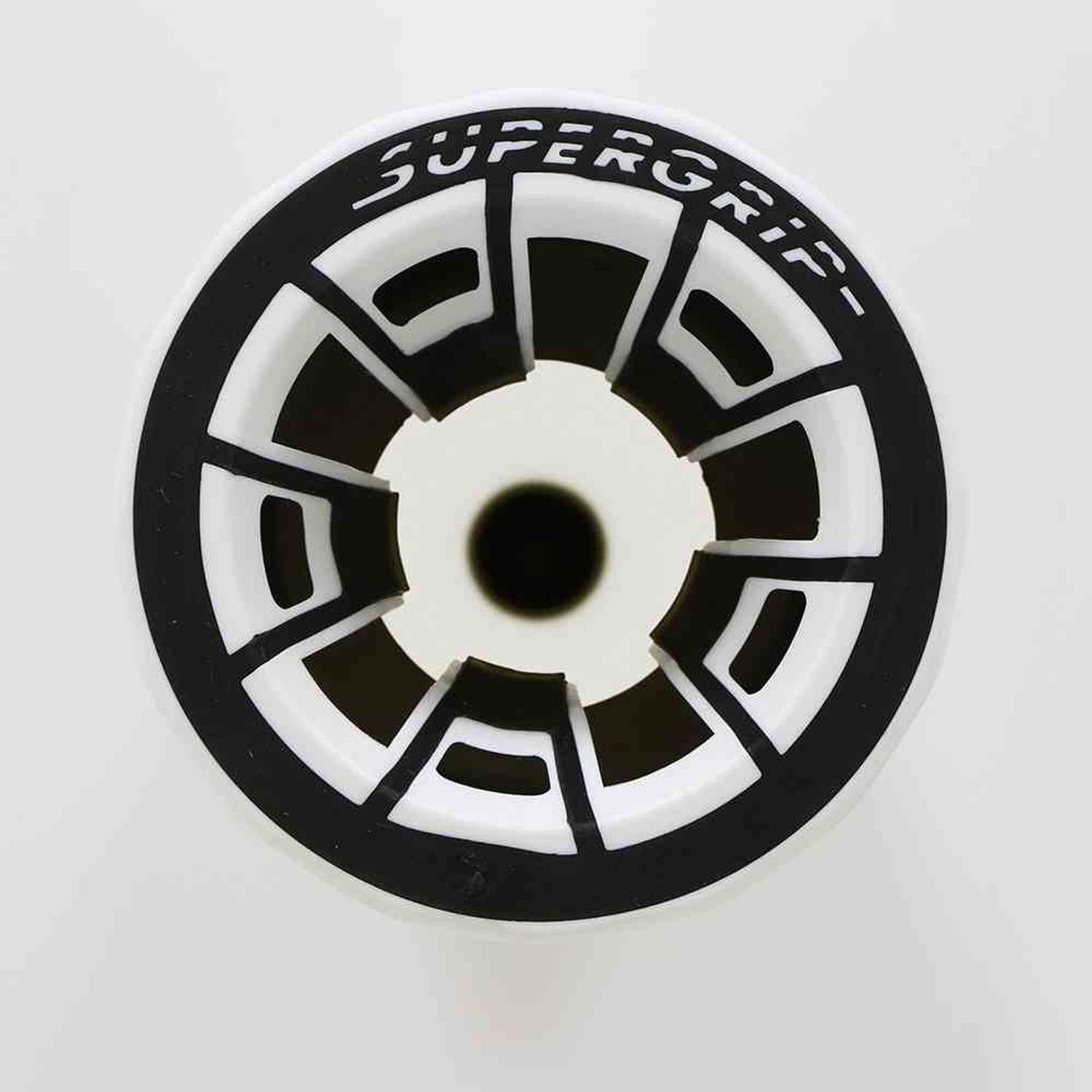 Siena Garden Kunststoffschirmständer Betonständer 30 kg rund, weiß Kunststoffrohr 19-54 mm, mit Handmulden