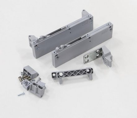 FORTE Schwebetürselbsteinzug (Set, 2 St)