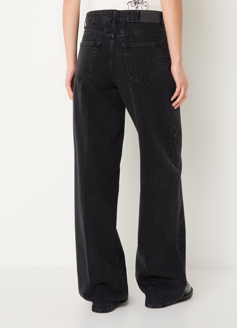 Jeans Nikka a vita media e gamba larga in cotone biologico