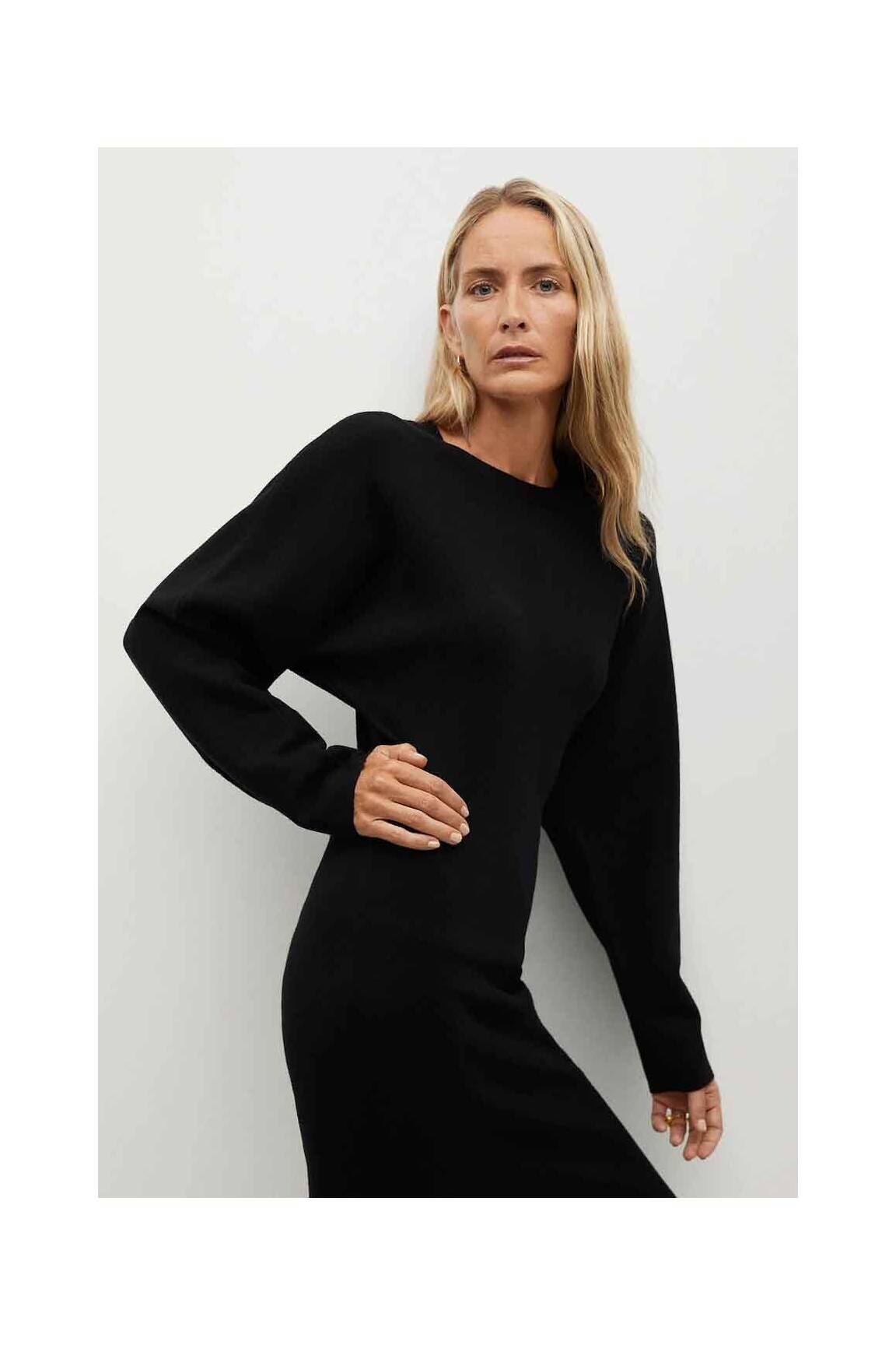 Mango Ensembles Robe Femme couleur noir