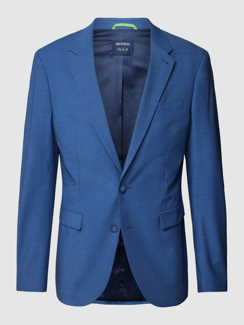 Slim Fit 2-Knopf-Sakko mit Pattentaschen in jeans