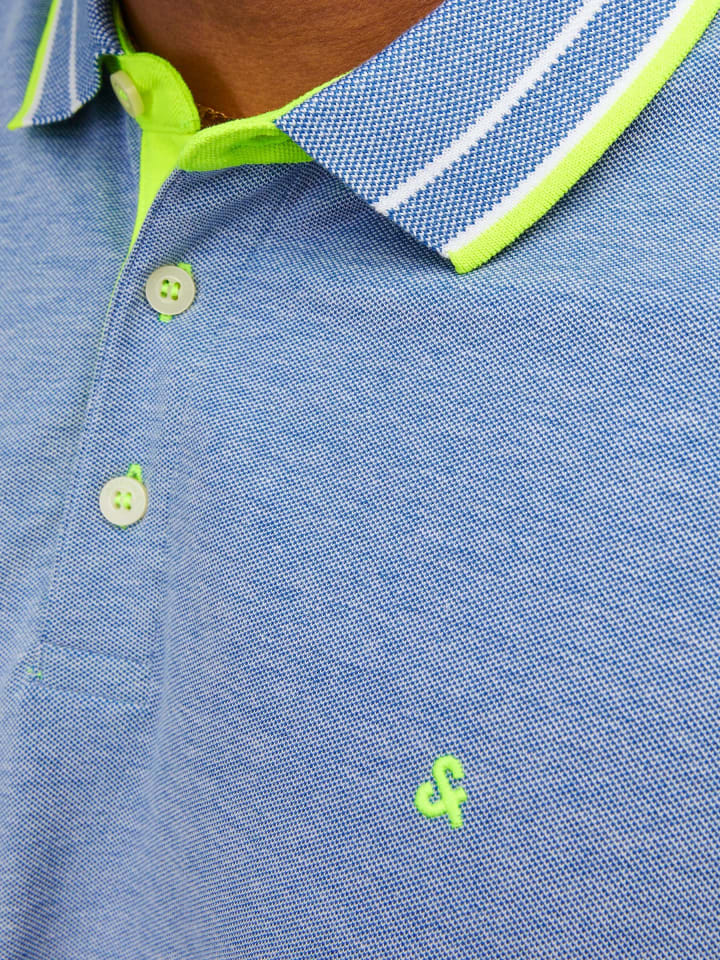 JACK & JONES PLUS Poloshirt in Bright Cobalt günstig kaufen