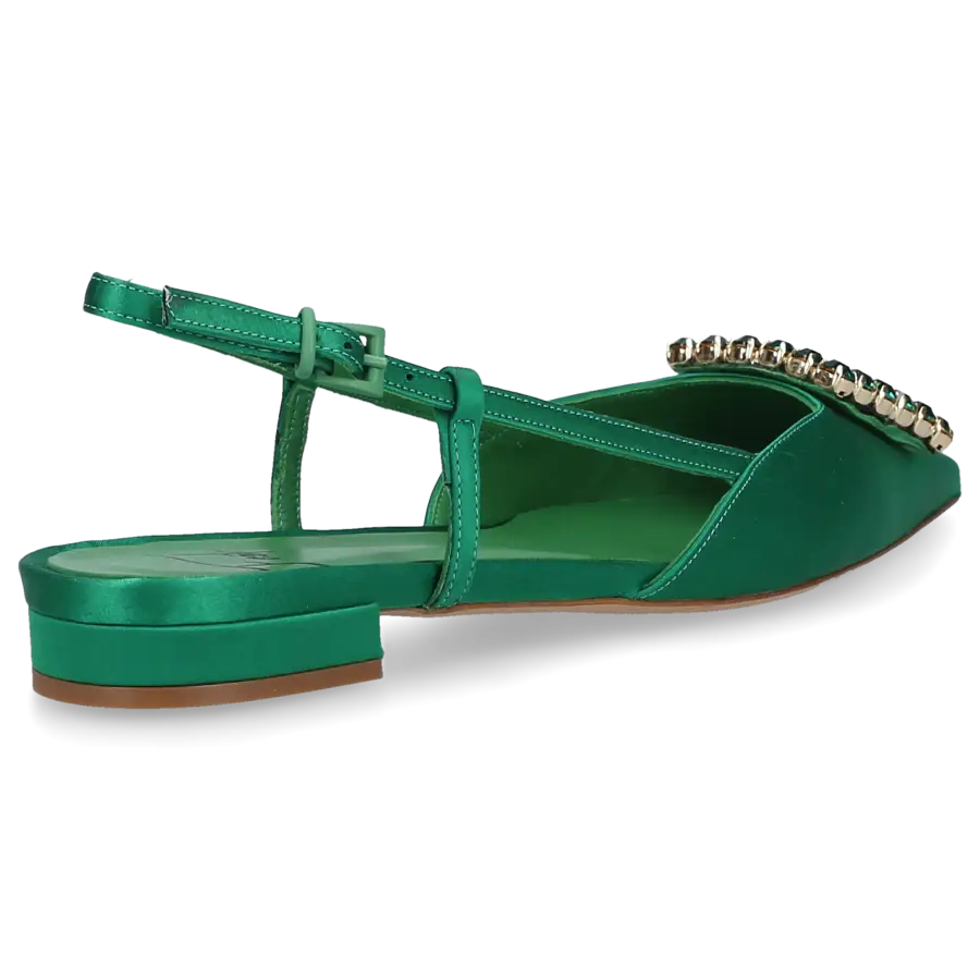 Roberto Festa - Sling-Ballerinas LAVANDA Satin - grün