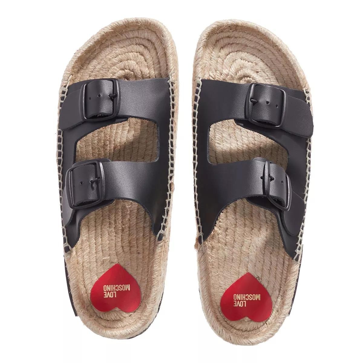 MOSCHINO Komfort Sandalen schwarz Sandale