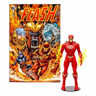 DC Direct Page Punchers Actionfigur & Comic The Flash Barry Allen (The Flash Comic)