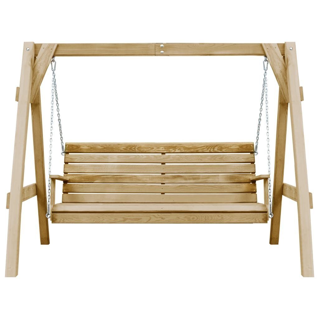 vidaXL Hollywoodschaukel Garten-Schaukelbank Imprägniertes Kiefernholz 205×150×157 cm, 1 tlg.