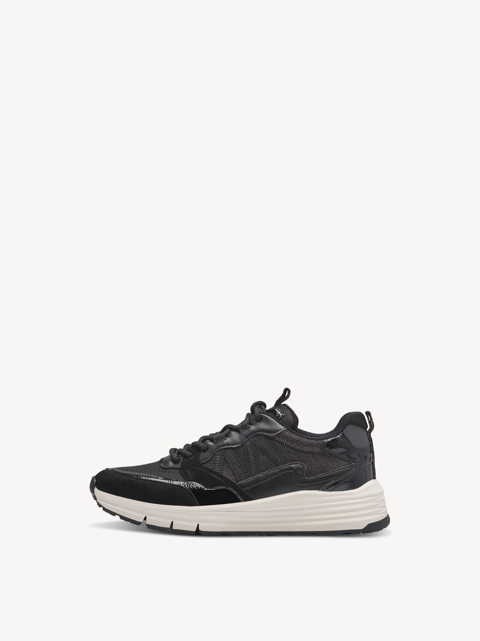 Basket en cuir - noir